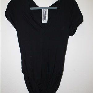 Black Free People Bodysuit Size Large